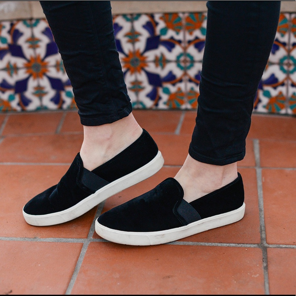 Vince Blair suede slip on sneakers